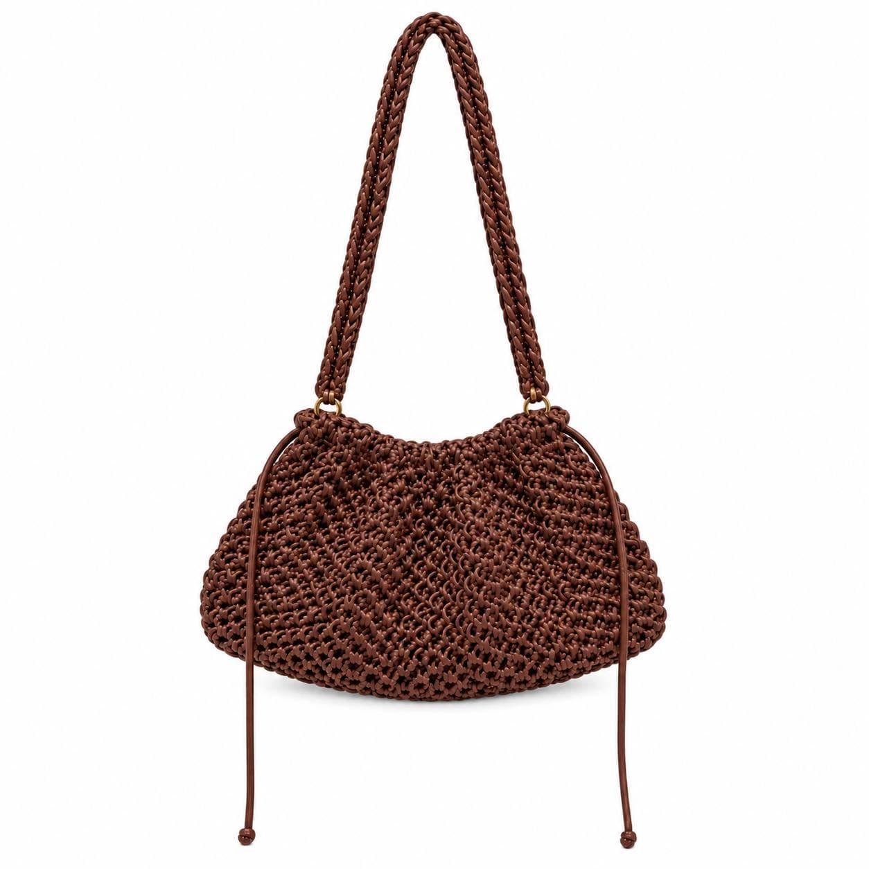The Onyx (Brown) - Brun Studio Handmade Crochet Bag