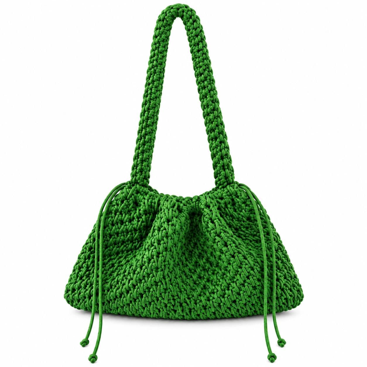 The Onyx (Dark Green) - Brun Studio Handmade Crochet Bag