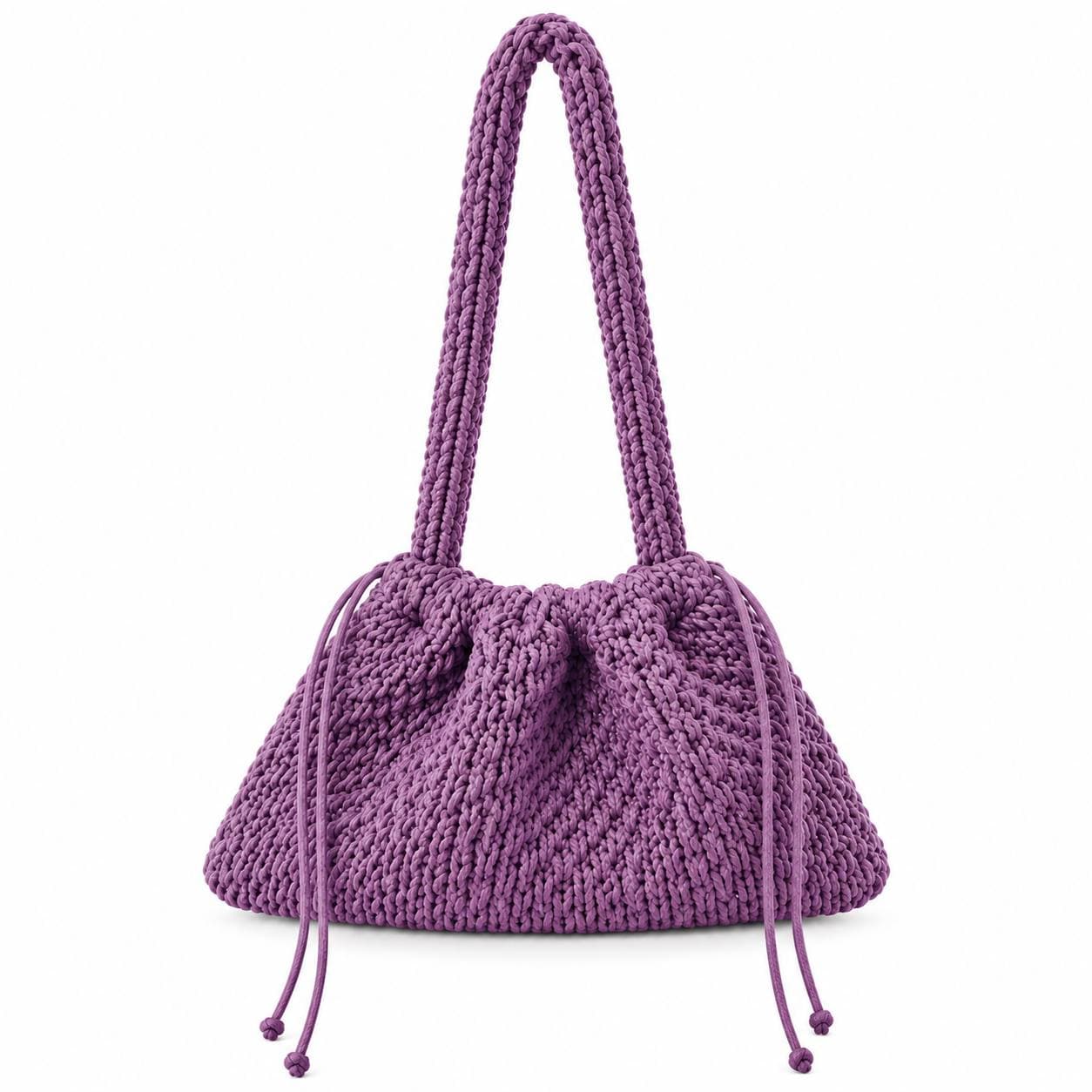 The Onyx (Purple) - Brun Studio Handmade Crochet Bag
