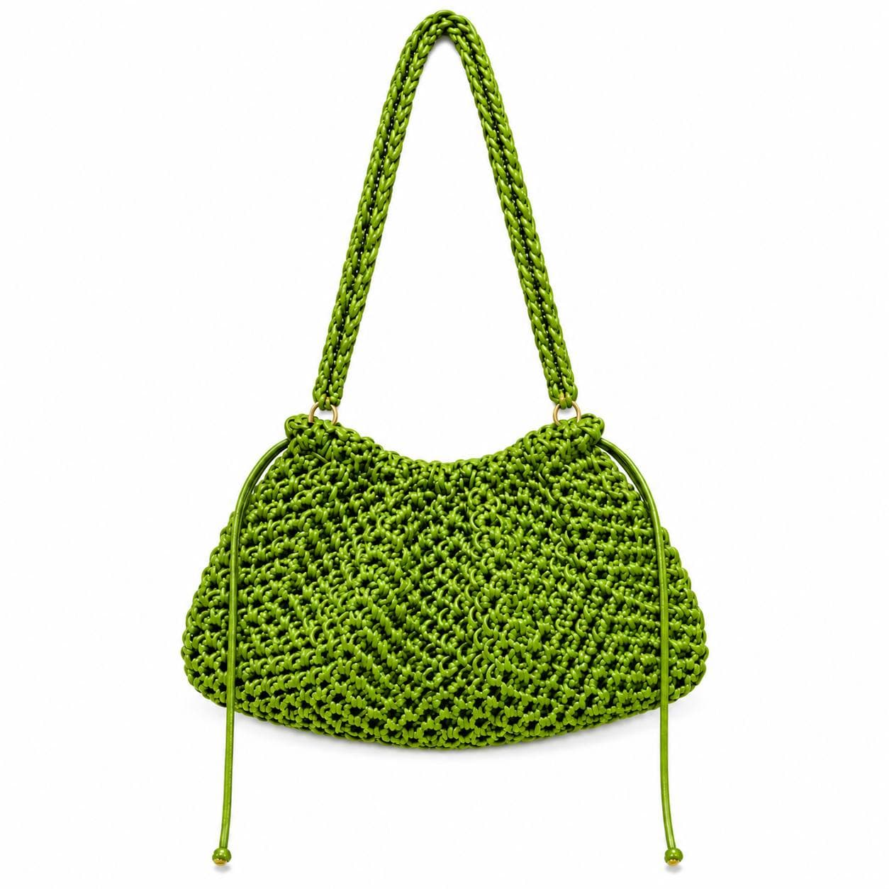 The Onyx (Light Green) - Brun Studio Handmade Crochet Bag