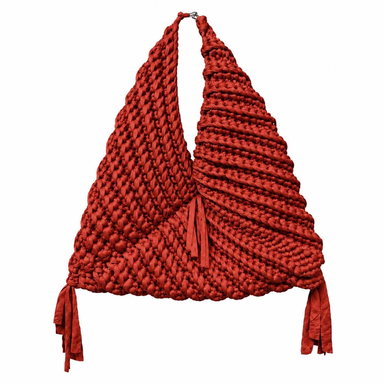 The Coral (Brick) - Brun Studio Handmade Crochet Bag